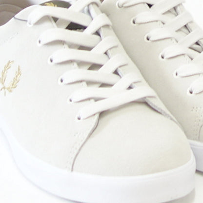 FREDPERRYフレッドペリーB2345100（ユニセックス）LOTTIESUEDEカラー：WHITE天然皮革のローカットスニーカー「靴」