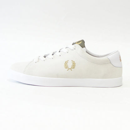 FREDPERRYフレッドペリーB2345100（ユニセックス）LOTTIESUEDEカラー：WHITE天然皮革のローカットスニーカー「靴」