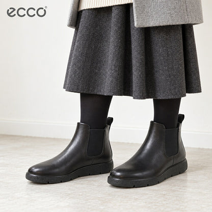 エコーECCO23931301001ブラック（レディース）BELLA2チェルシーブーツ上質天然皮革サイドゴアブーツ「靴」