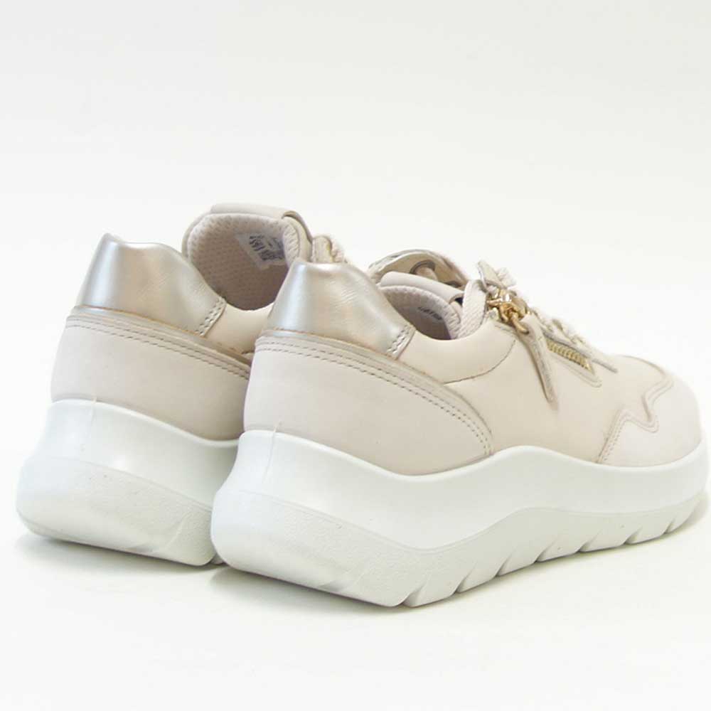 エコーECCOVALERIESIDEZIPSNEAKERベージュ23980361886（レディース）レザーサイドジップレースアップコンフォートシューズ「靴」
