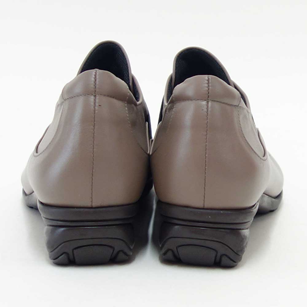 フィズリーンFIZZREEN22-2502チャコール（レディース）EEE(3E)スリッポンウェッジフラットシューズ（日本製）母の日おすすめギフト「靴」