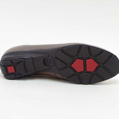 フィズリーンFIZZREEN22-2502チャコール（レディース）EEE(3E)スリッポンウェッジフラットシューズ（日本製）母の日おすすめギフト「靴」