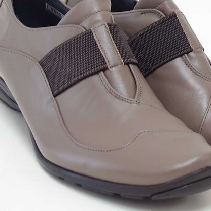 フィズリーンFIZZREEN22-2502チャコール（レディース）EEE(3E)スリッポンウェッジフラットシューズ（日本製）母の日おすすめギフト「靴」