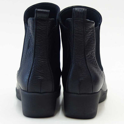 フィズリーンFIZZREEN2561ブラック（日本製）4Eソフトレザーの快適アンクルブーツショートブーツ「靴」