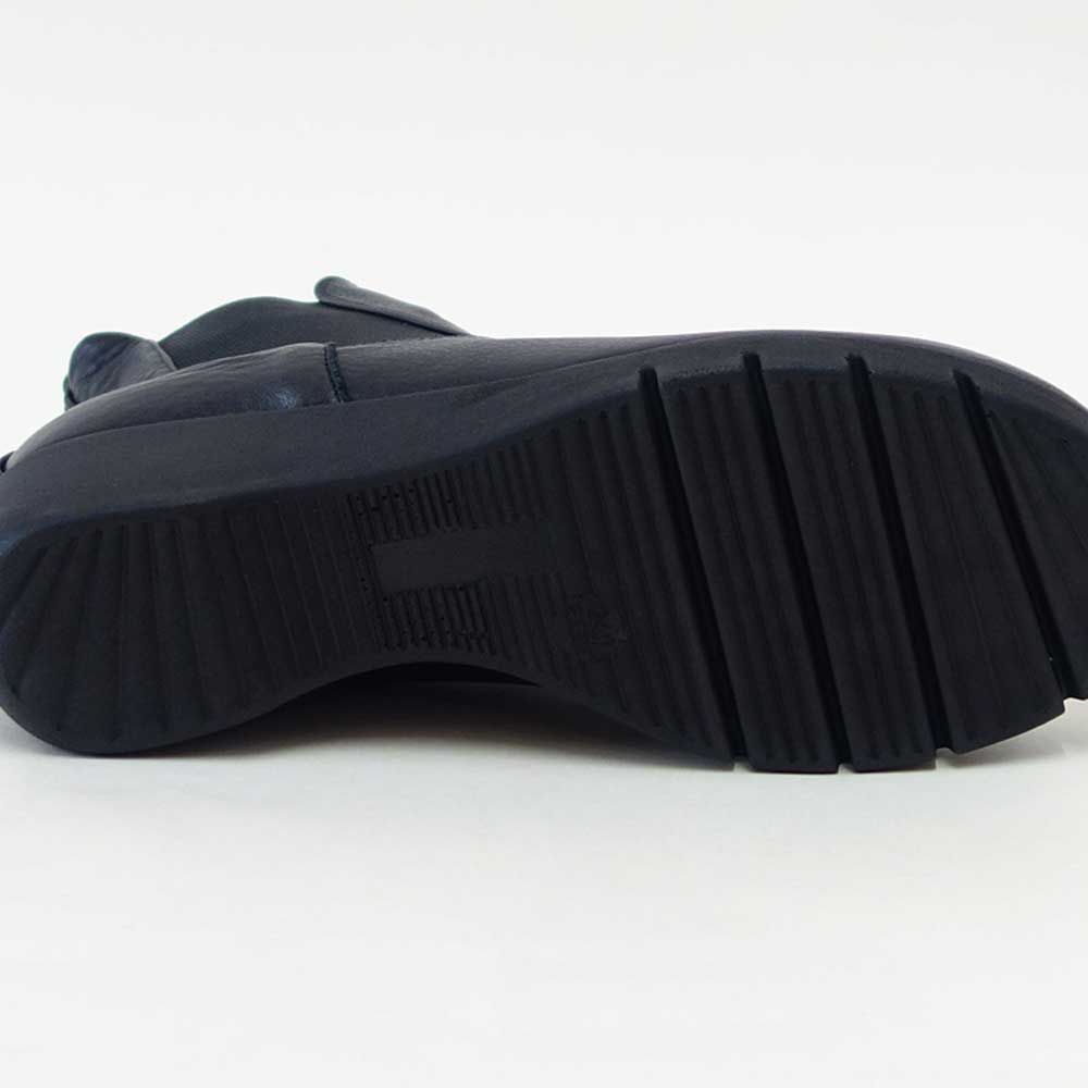 フィズリーンFIZZREEN2561ブラック（日本製）4Eソフトレザーの快適アンクルブーツショートブーツ「靴」