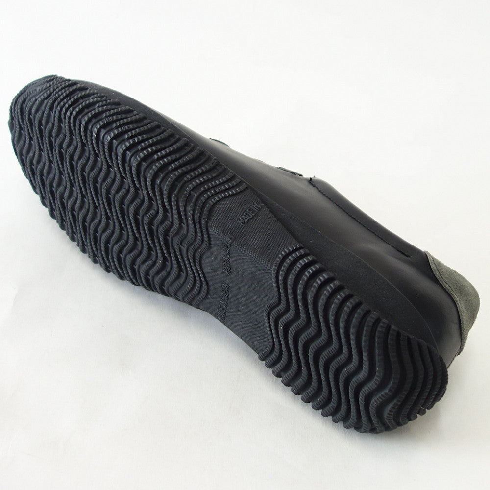 スピングルムーブ SPINGLE MOVE スピングルムーヴ SPM-257（ユニセックス）ブラック (05)   天然皮革 スニーカー ラバーソール 「靴」