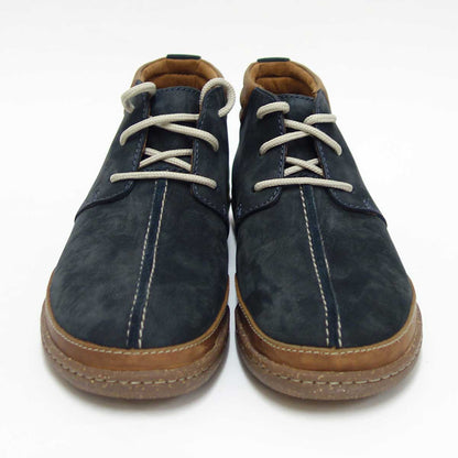 【訳あり商品店内展示品色あせあり】Clarksクラークス（メンズ）TrapellMidトラペルミッド26122271ネイビーヌバック「靴」