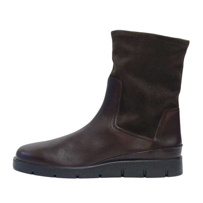 エコー ECCO BELLA WOMEN'S STRETCHY ANKLE BOOT 282363 58500 ブラウン （レディース）HYDR MAX 防水加工レザー 上質天然皮革  ストレッチ ハーフブーツ スリップオン 「靴」