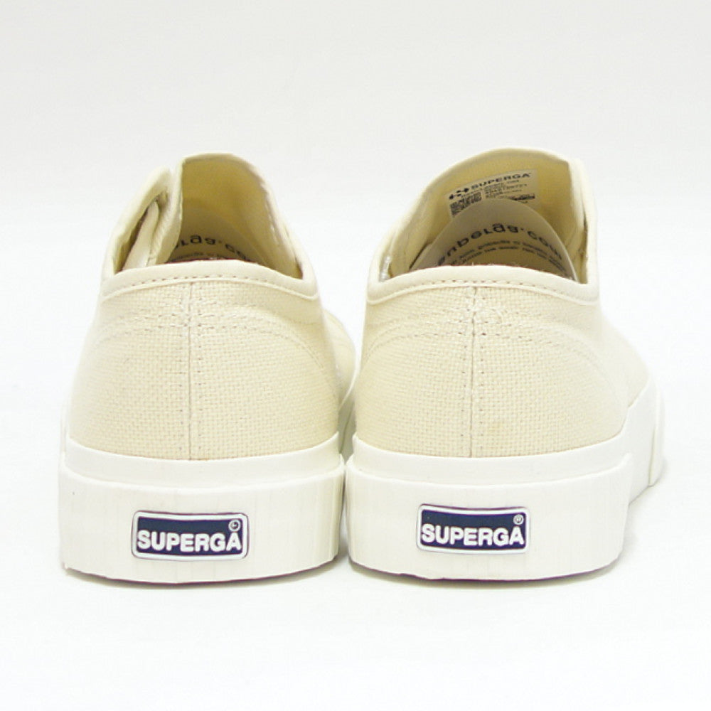 【SALE 30%OFF】 スペルガ SUPERGA 2630-STRIPE（ユニセックス）ベージュ (2a00grt0akj)  ナチュラル キャンバス スニーカー ミリタリー 「靴」