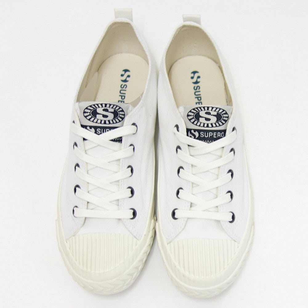 【SALE 30%OFF】 スペルガ SUPERGA 289-COLLEGE（ユニセックス）ホワイト (2a1115dwabe)  ナチュラル キャンバス スニーカー レディース メンズ シューズ 「靴」