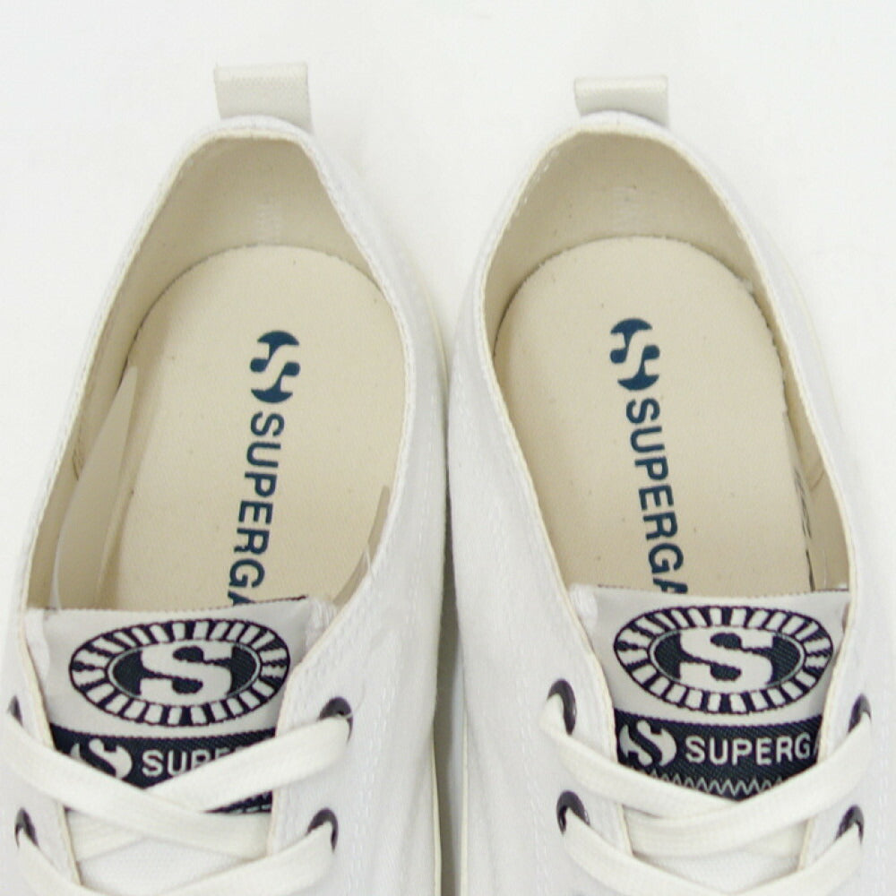 【SALE 30%OFF】 スペルガ SUPERGA 289-COLLEGE（ユニセックス）ホワイト (2a1115dwabe)  ナチュラル キャンバス スニーカー レディース メンズ シューズ 「靴」