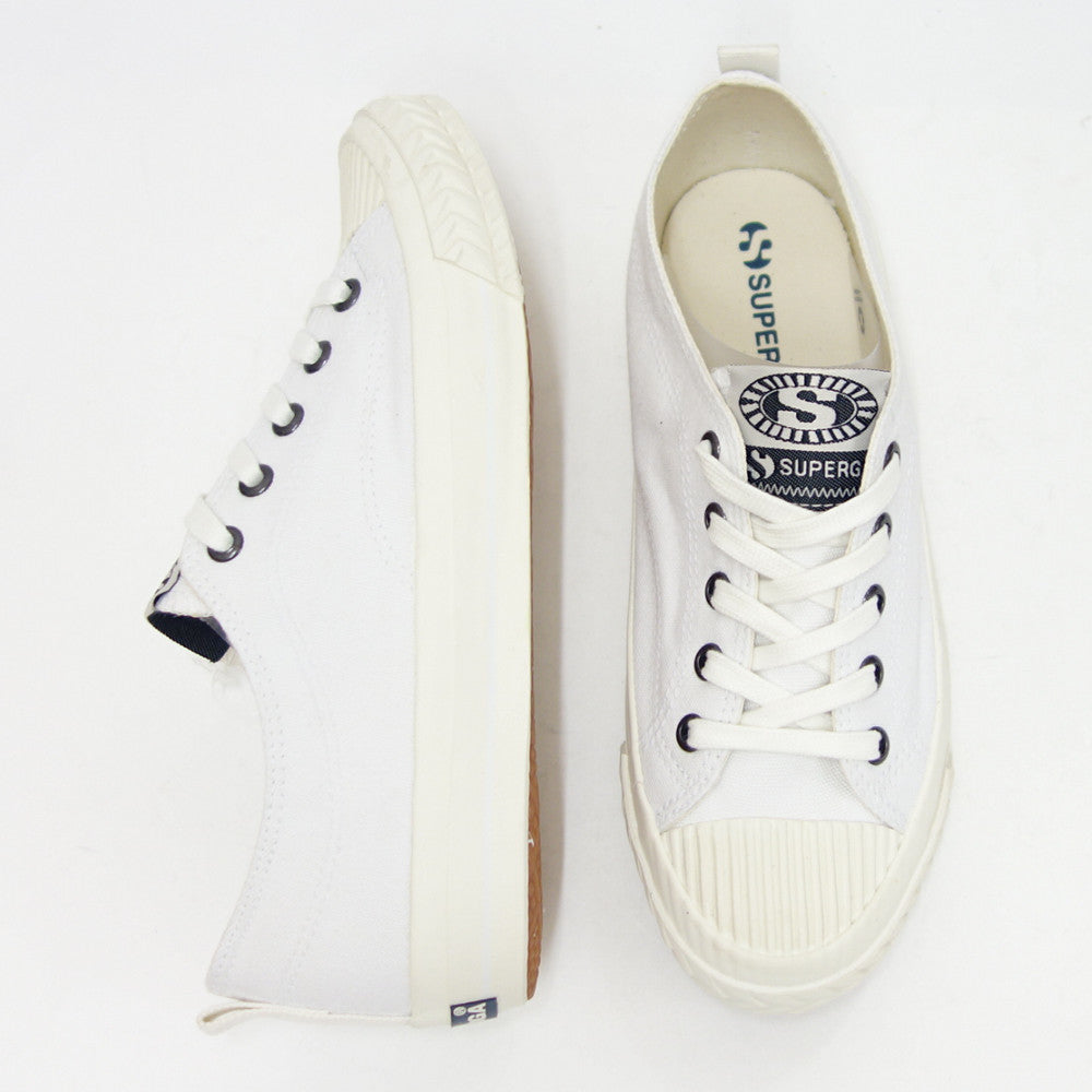 【SALE 30%OFF】 スペルガ SUPERGA 289-COLLEGE（ユニセックス）ホワイト (2a1115dwabe)  ナチュラル キャンバス スニーカー レディース メンズ シューズ 「靴」