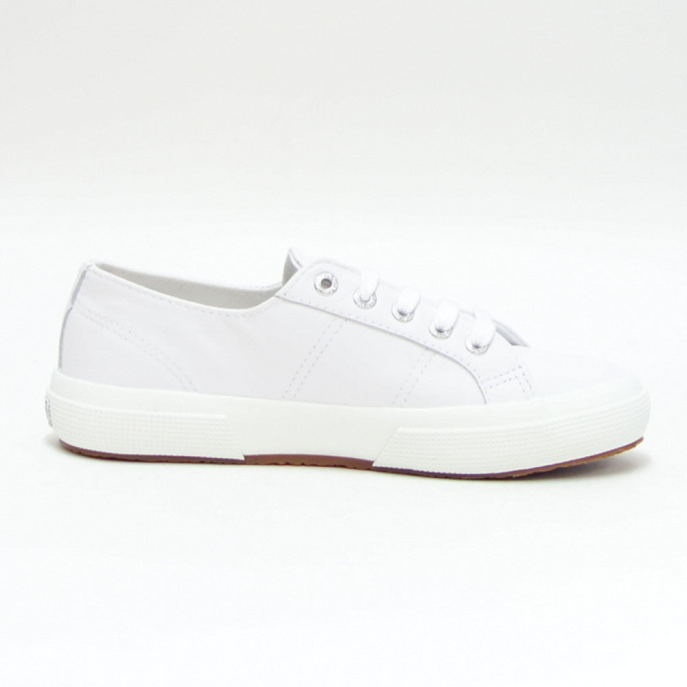 スペルガ SUPERGA 2750 NAPLNGCOTU（ユニセックス）オプティカルホワイト (2a8115bwaam)  ナッパレザー 風合いの良い天然皮革スニーカー レディース メンズ 「靴」