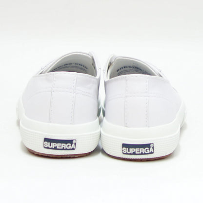 スペルガ SUPERGA 2750 NAPLNGCOTU（ユニセックス）オプティカルホワイト (2a8115bwaam)  ナッパレザー 風合いの良い天然皮革スニーカー レディース メンズ 「靴」