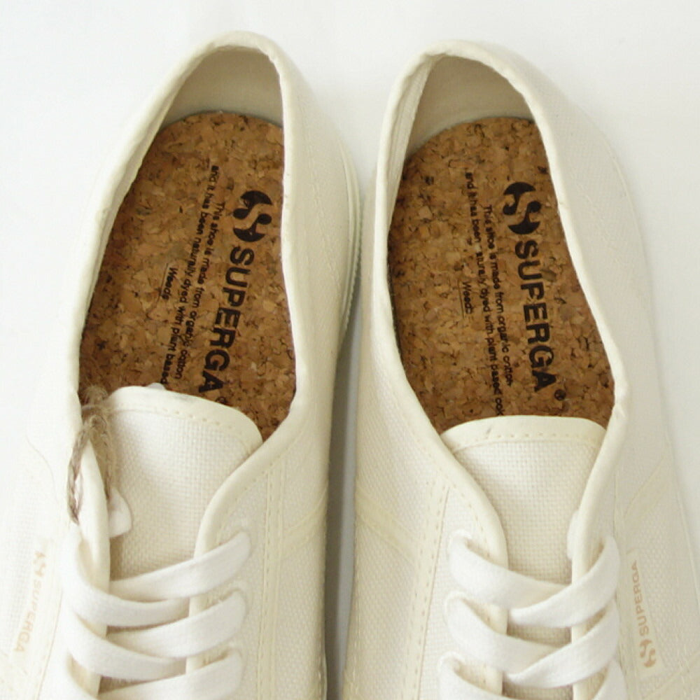 【SALE 30%OFF】 スペルガ SUPERGA 2750-ORGANIC CANVAS NATURAL DYE（ユニセックス）ナチュラル WEEDS  (2s2111kwaoa)  ナチュラルなキャンバススニーカー  オーガニックコットン「靴」