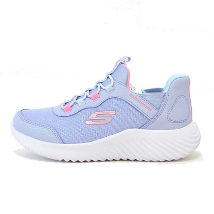 スケッチャーズ SKECHERS BOUNDER シンプル キュート 303585L LAV ラベンダー （ガールズ）メッシュ 人工繊維 スニーカー ハンズフリー 子供靴  「靴」