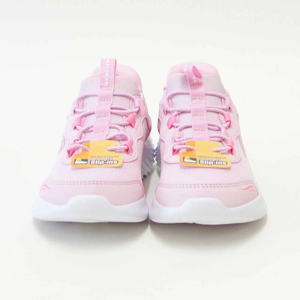 スケッチャーズSKECHERSBOUNDERシンプルキュート303585LLTPKライトピンク（ガールズ）メッシュ人工繊維スニーカーハンズフリー子供靴「靴」