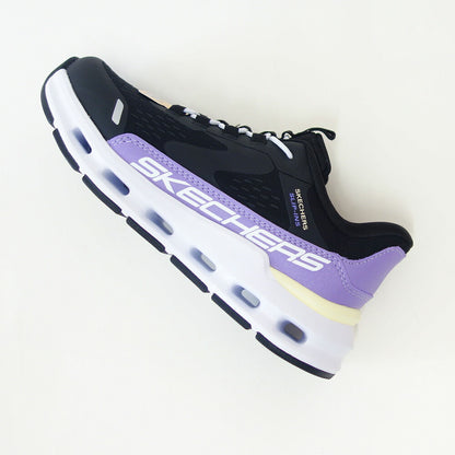 スケッチャーズSKECHERSGLIDE-STEPビスタレーン303654LBKPRブラック/パープル（ガールズ）メッシュ人工繊維スニーカーハンズフリー子供靴「靴」