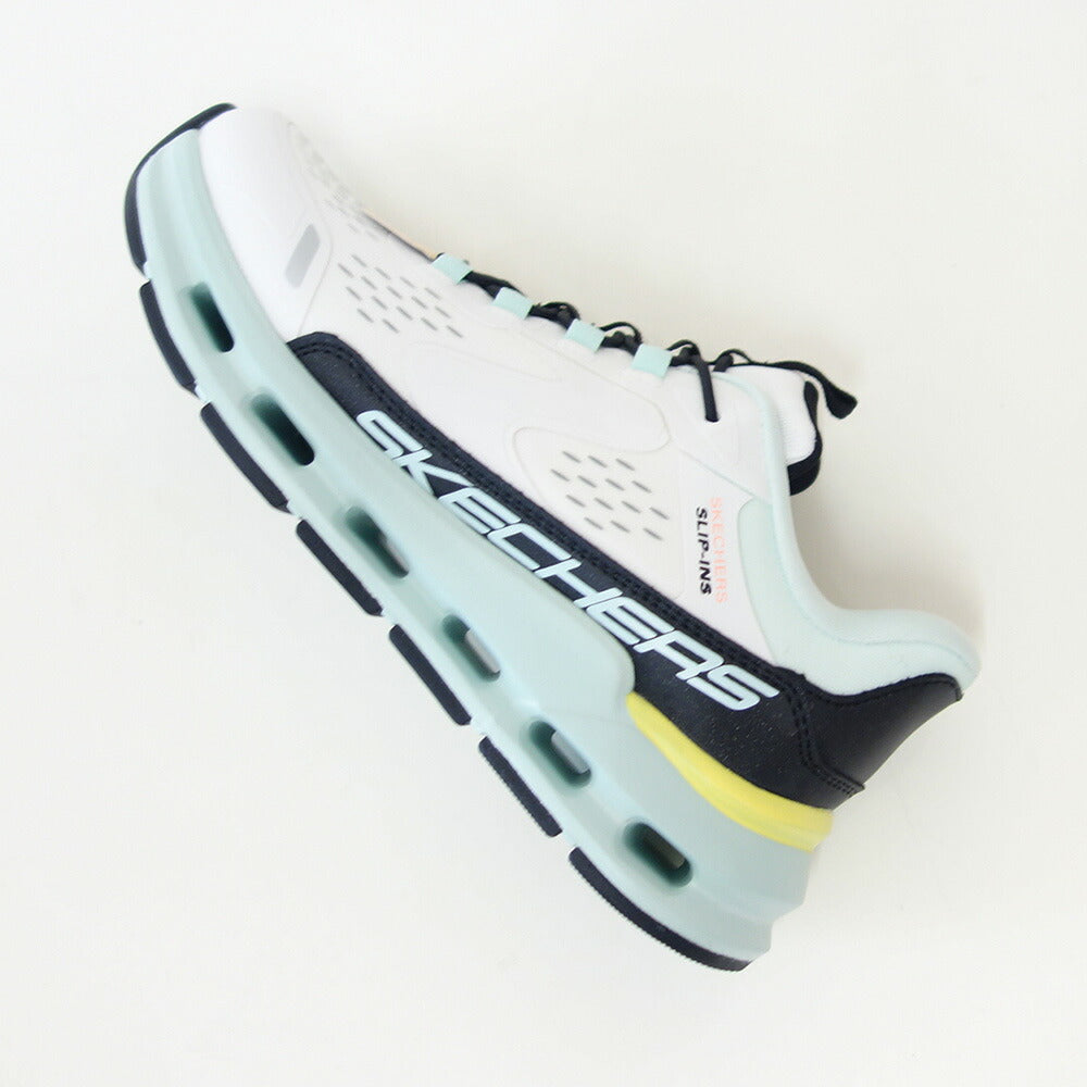 スケッチャーズSKECHERSGLIDE-STEPビスタレーン303654LWBTQホワイト/ターコイズ（ガールズ）メッシュ人工繊維スニーカーハンズフリー子供靴「靴」
