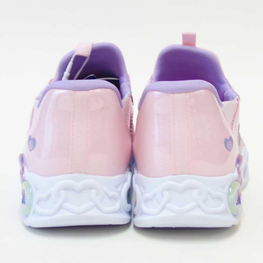 スケッチャーズSKECHERSインフィニットハートライツ303735LLPMTライトピンク/マルチ（キッズ）メッシュ人工繊維スニーカーハンズフリー子供靴「靴」