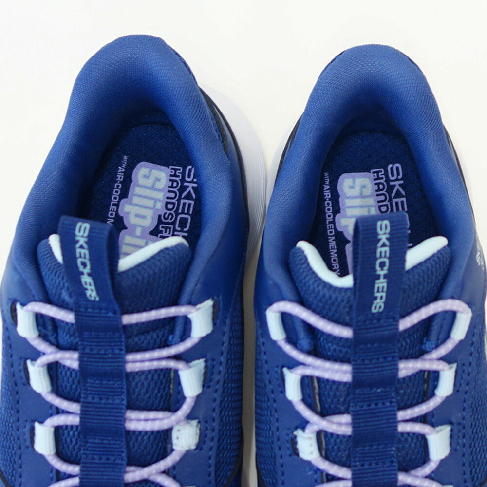スケッチャーズSKECHERSGORUN400V2テトラスピード303855LNVYネイビー（ガールズ）メッシュ人工繊維スニーカーハンズフリー子供靴「靴」