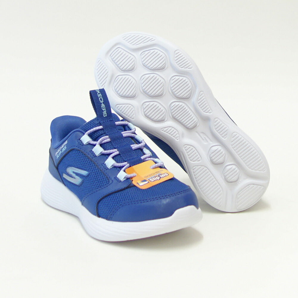 スケッチャーズSKECHERSGORUN400V2テトラスピード303855LNVYネイビー（ガールズ）メッシュ人工繊維スニーカーハンズフリー子供靴「靴」