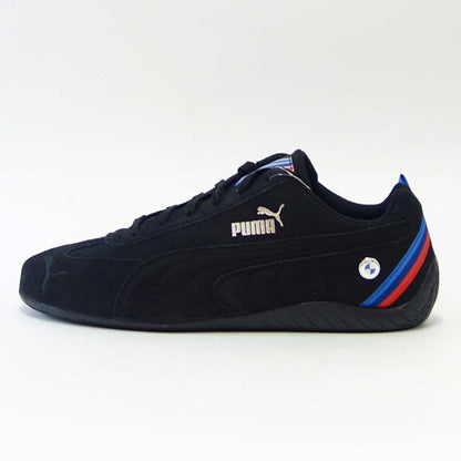 【SALE 20%OFF】 プーマ PUMA BMW MMS スピードキャット 30710701 プーマブラック （ユニセックス）スエードレザー ローカット BMWライセンス 「靴」