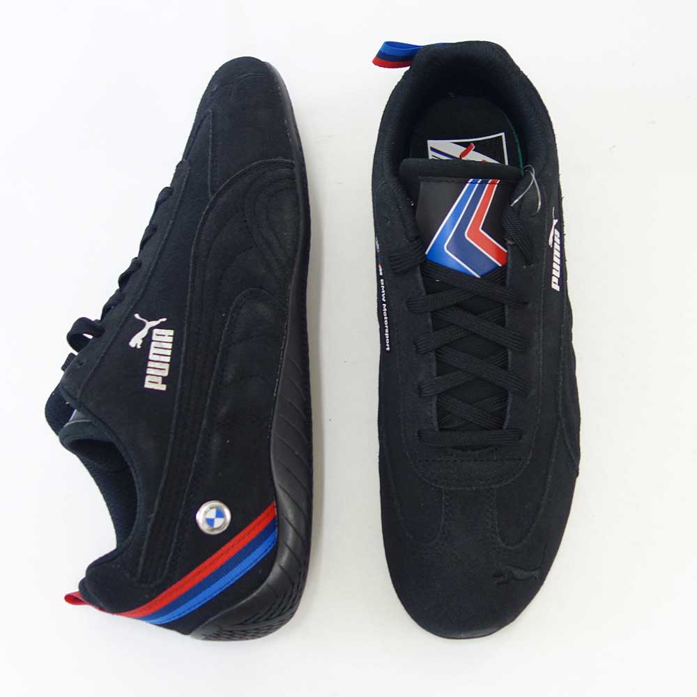 【SALE 20%OFF】 プーマ PUMA BMW MMS スピードキャット 30710701 プーマブラック （ユニセックス）スエードレザー ローカット BMWライセンス 「靴」