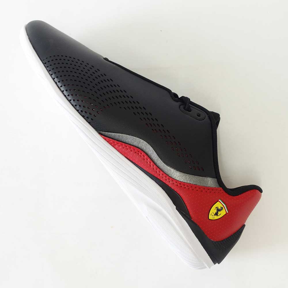 プーマ PUMA フェラーリ DRIFT CAT DECIMA 30719307 ブラック/ rosso corsa （メンズ）人工皮革 ローカット レースアップ メンズスニーカー ドライビングシューズ「靴」