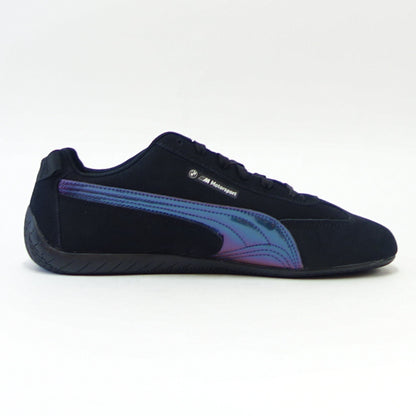 【SALE 30%OFF】 プーマ PUMA BMW MMS スピードキャット ME 30733901 プーマブラック / エステートブルー （ユニセックス）スエードレザー ローカット BMWライセンス 「靴」