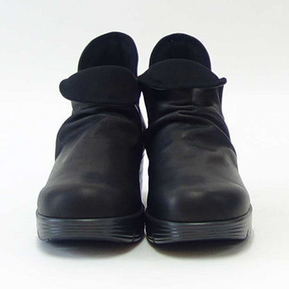 フィズリーン FIZZ REEN 343 ブラック（日本製）4E  ソフトレザーの快適アンクルブーツ 「靴」