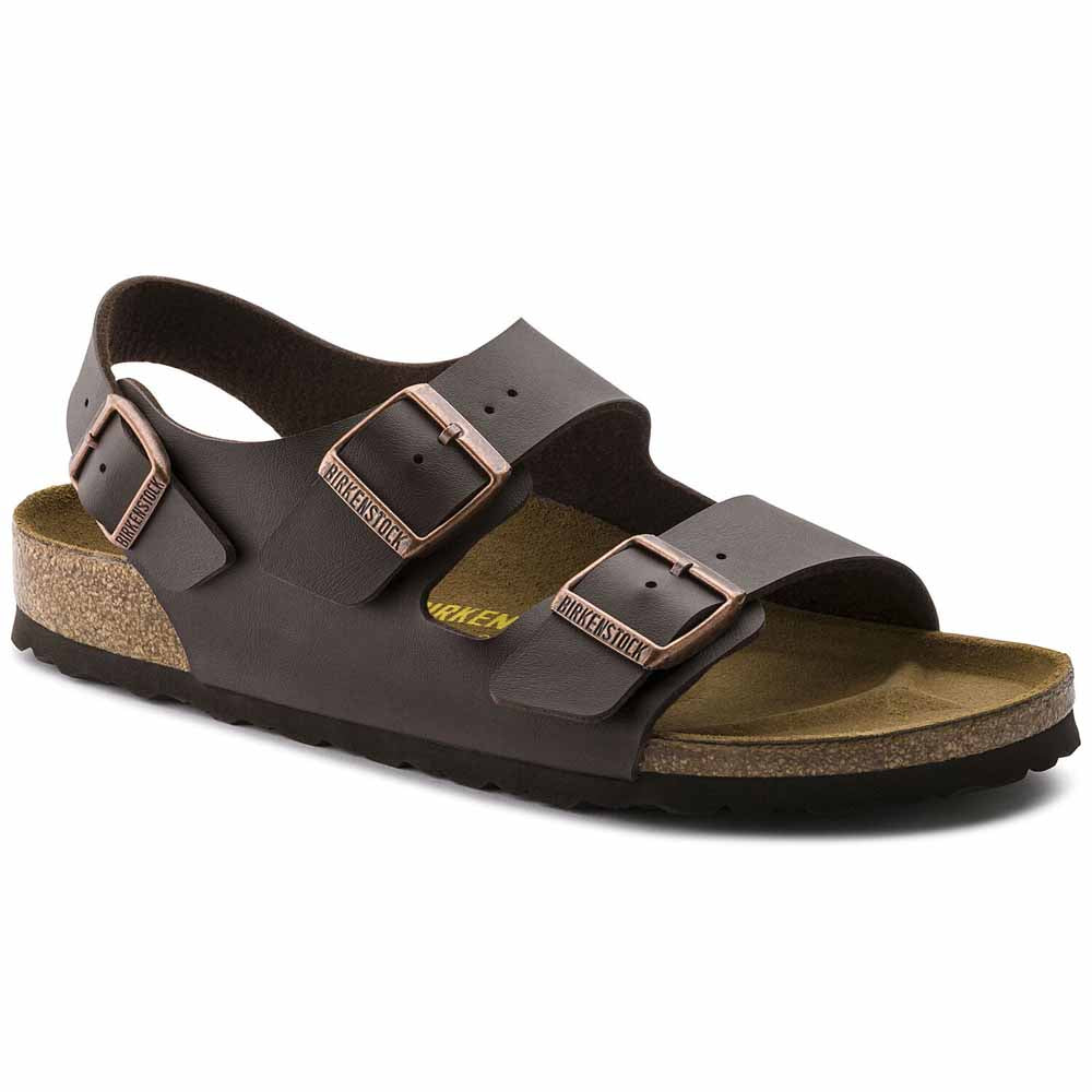 ビルケンシュトックBIRKENSTOCKMILANO（ミラノ）0034701ダークブラウン（ビルコフロー）（ユニセックスサンダルレギュラーフィット）「正規輸入品」「靴」