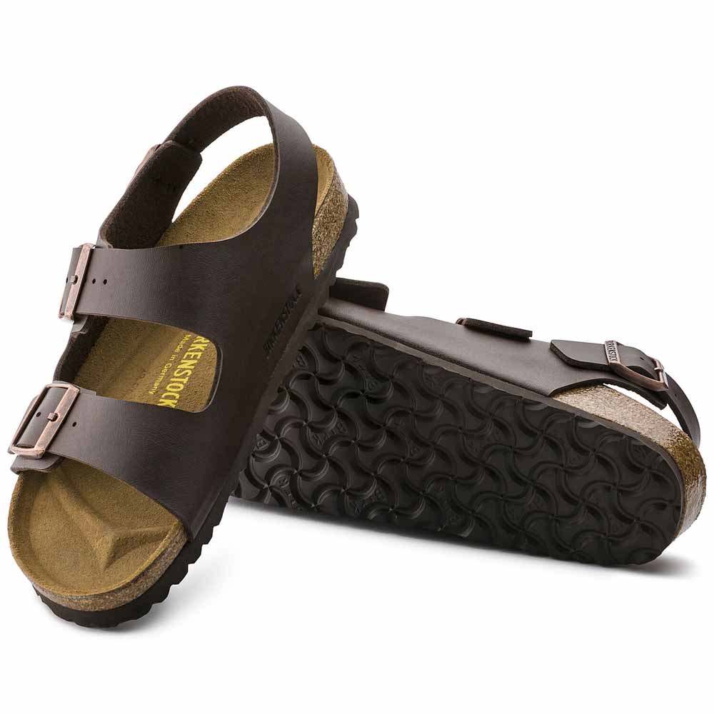 ビルケンシュトックBIRKENSTOCKMILANO（ミラノ）0034701ダークブラウン（ビルコフロー）（ユニセックスサンダルレギュラーフィット）「正規輸入品」「靴」