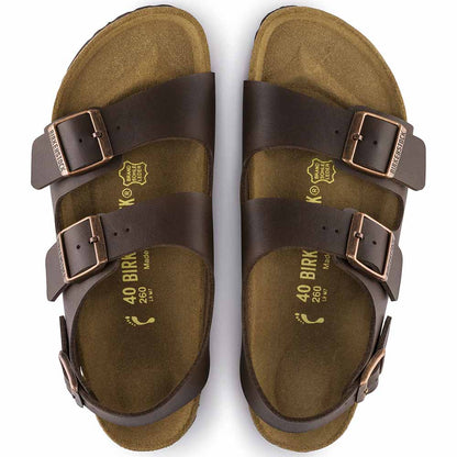 ビルケンシュトックBIRKENSTOCKMILANO（ミラノ）0034701ダークブラウン（ビルコフロー）（ユニセックスサンダルレギュラーフィット）「正規輸入品」「靴」