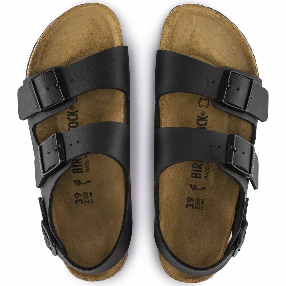 ビルケンシュトックBIRKENSTOCKMILANO（ミラノ）0034791ブラック（ビルコフロー）（ユニセックスサンダルレギュラーフィット）「正規輸入品」「靴」