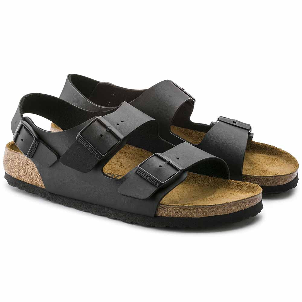 ビルケンシュトックBIRKENSTOCKMILANO（ミラノ）0034791ブラック（ビルコフロー）（ユニセックスサンダルレギュラーフィット）「正規輸入品」「靴」