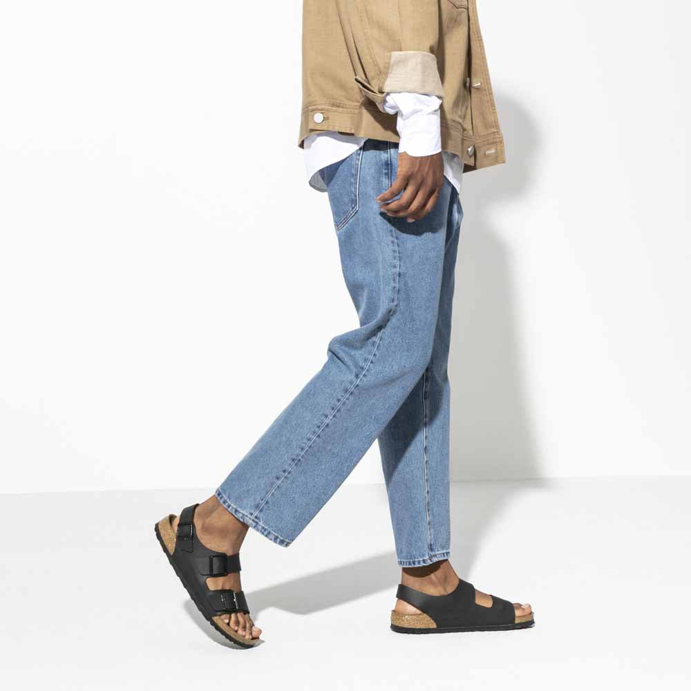 ビルケンシュトックBIRKENSTOCKMILANO（ミラノ）0034791ブラック（ビルコフロー）（ユニセックスサンダルレギュラーフィット）「正規輸入品」「靴」