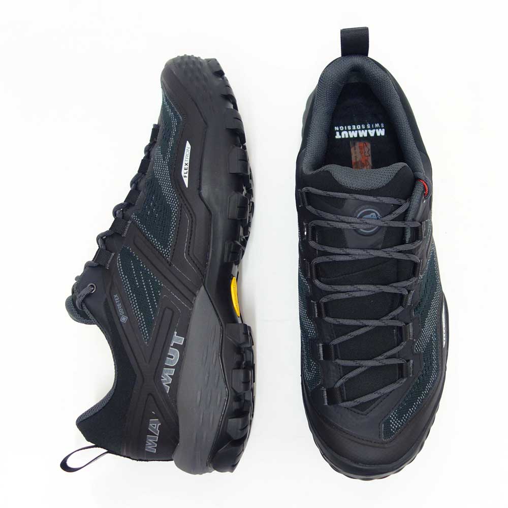 MAMMUT マムート Ducan Low GTX  Men 303003521（メンズ）カラー：black-dark titanium(00288)  アウトドアスニーカー ウォーキングシューズ 防水 ハイキングシューズ「靴」