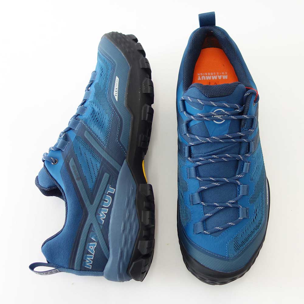 MAMMUT マムート Ducan Low GTX  Men 303003521（メンズ）カラー：sapphire-dark sapphire(50293)  アウトドアスニーカー ウォーキングシューズ 防水 ハイキングシューズ「靴」