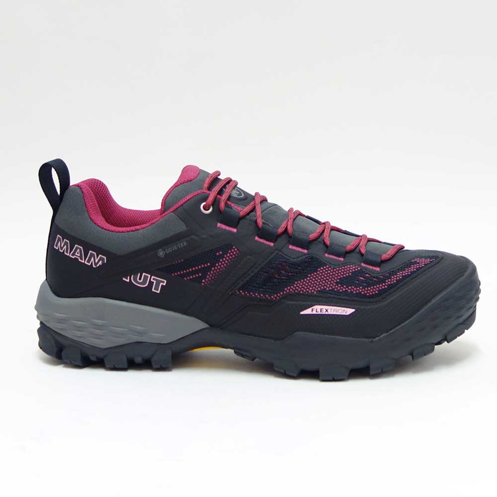 MAMMUT マムート Ducan Low GTX  Men 303003531（レディース）カラー：phantom-dark pink(00309)  アウトドアスニーカー ウォーキングシューズ 防水 ハイキングシューズ「靴」