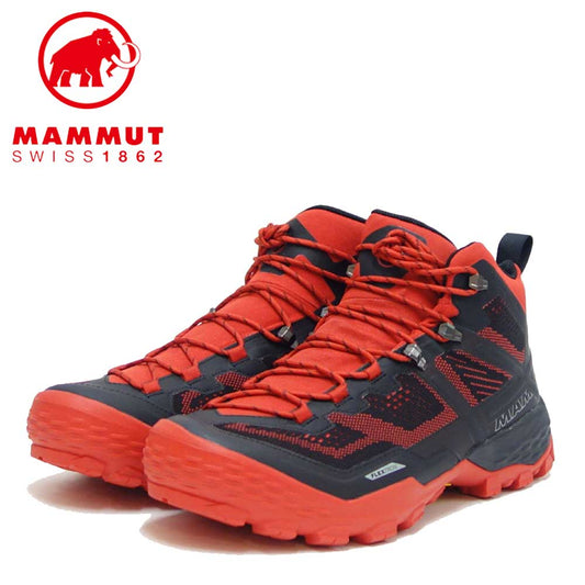 MAMMUT マムート Ducan Mid GTX  Men 303003540（メンズ）カラー：dark spicy-black(3618) アウトドアスニーカー ウォーキングシューズ 防水ハイキングシューズ「靴」
