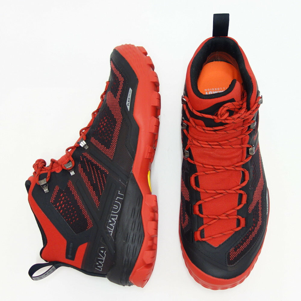 MAMMUT マムート Ducan Mid GTX  Men 303003540（メンズ）カラー：dark spicy-black(3618) アウトドアスニーカー ウォーキングシューズ 防水ハイキングシューズ「靴」