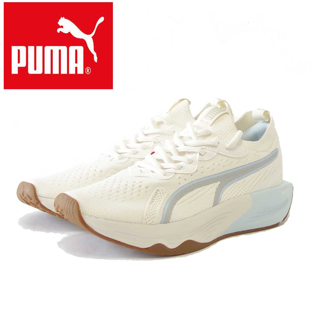 プーマ PUMA パワーダブルエックスリュクスニトロウィメンズ 37789209 ウォームホワイト／アッシュグレー／アイスブルー PWR XX LUXE NITRO WNS（レディース） ローカット シューズ ウォーキング スニーカー「靴」