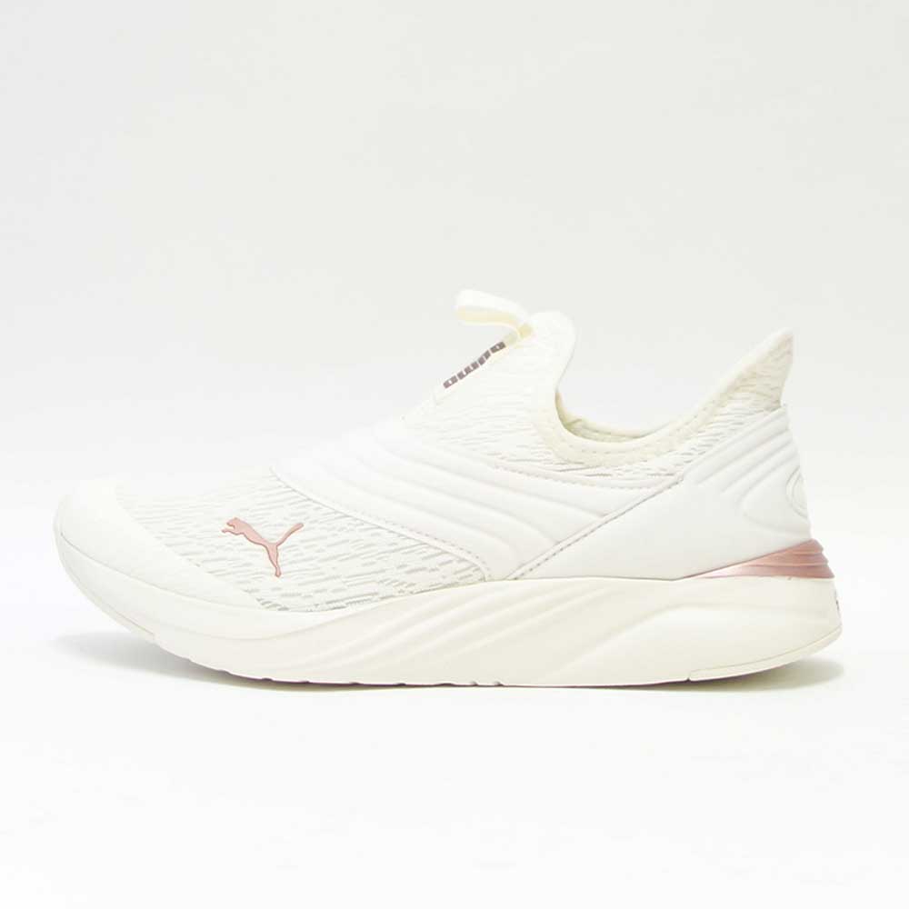 PUMA プーマ ソフトライド ソフィア 2 スリッポン モルテン メタル  37878902 Warm White-Rose Gold （レディース） ローカットシューズ ウォーキング ランニング トレーニング ジム メッシュ スニーカー「靴」