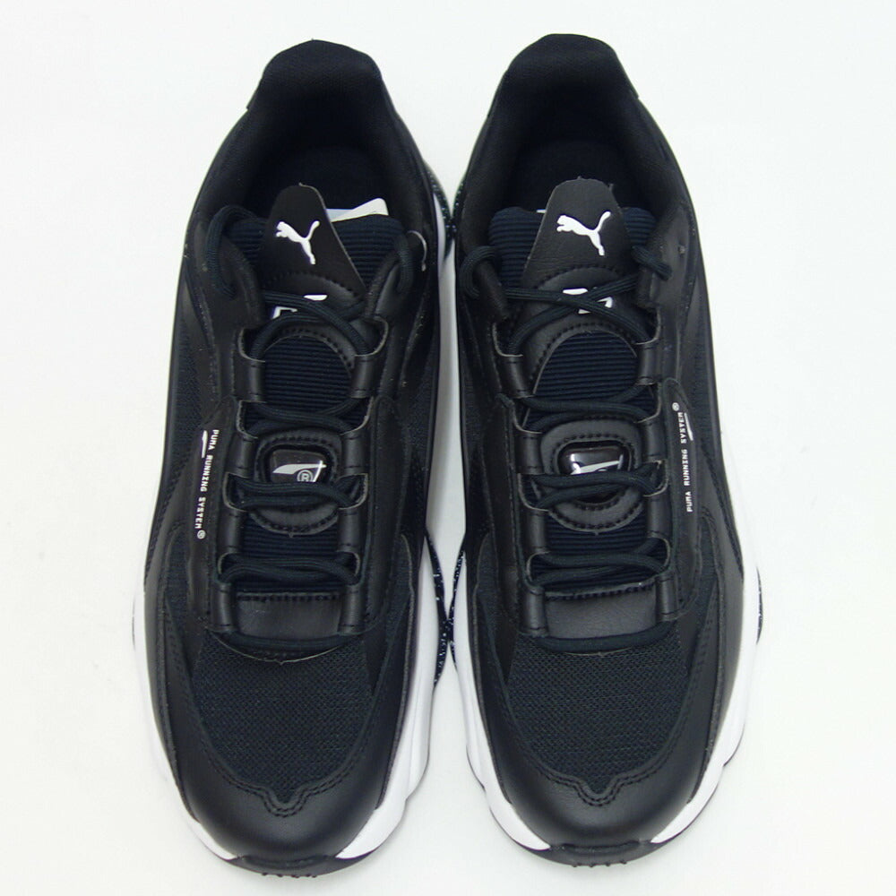 【SALE 50%OFF】 プーマ PUMA RS-CONNECT バブル 38208601 プーマブラック （ユニセックス）スムースレザー ローカット ランニングシューズ ウォーキング「靴」