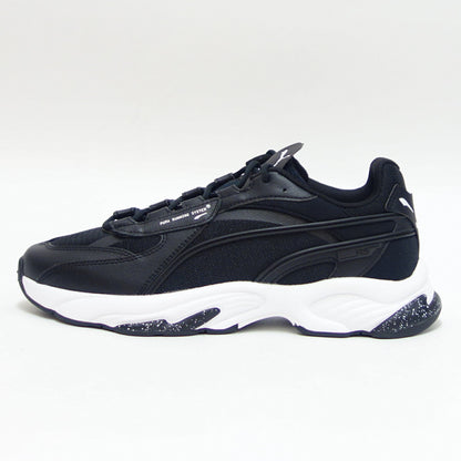 【SALE 50%OFF】 プーマ PUMA RS-CONNECT バブル 38208601 プーマブラック （ユニセックス）スムースレザー ローカット ランニングシューズ ウォーキング「靴」