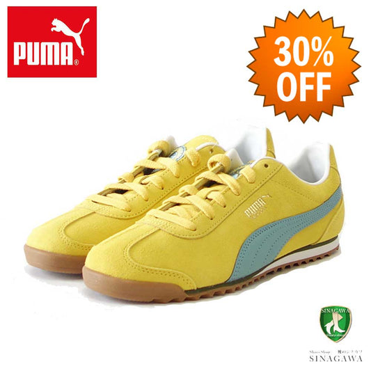 【SALE 30%OFF】 プーマ PUMA アリゾナ プーマ レジェンド 38421301 Bamboo / Mineral Blue （ユニセックス）スエードレザー ローカット レディース スニーカー メンズ「靴」