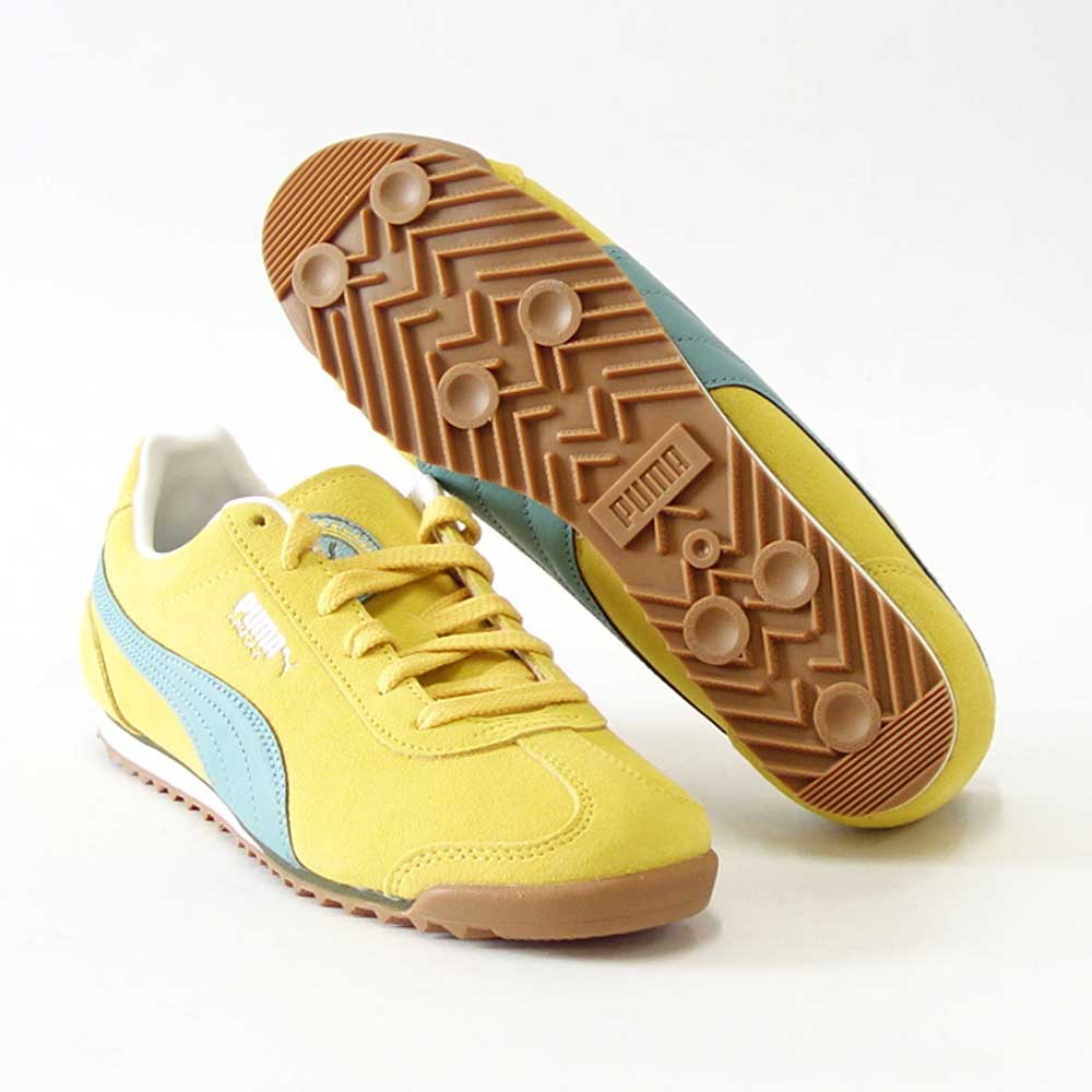 【SALE 30%OFF】 プーマ PUMA アリゾナ プーマ レジェンド 38421301 Bamboo / Mineral Blue （ユニセックス）スエードレザー ローカット レディース スニーカー メンズ「靴」