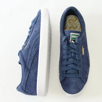 【SALE 20%OFF】 プーマ PUMA スエードビンテージ ヘアリースエード 38569802 ピーコート／プーマホワイト （ユニセックス） ローカット シューズ ウォーキング 天然皮革 レザースニーカー レディース メンズ「靴」