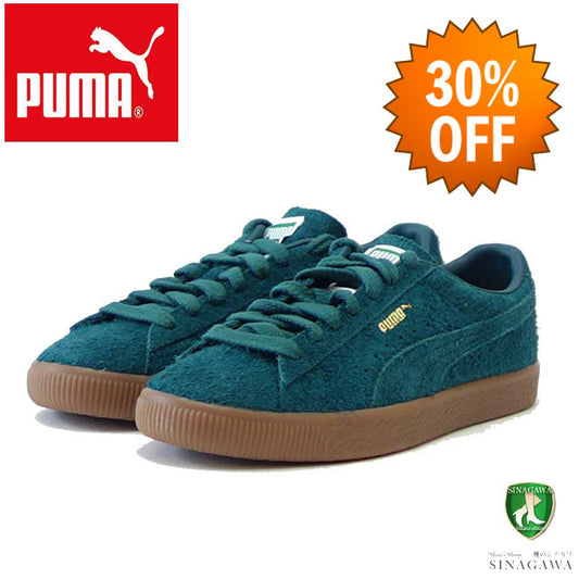 【SALE 30%OFF】 プーマ PUMA スエードビンテージ ヘアリースエード 38569803 Varsity Green （ユニセックス） ローカット シューズ ウォーキング 天然皮革 レザースニーカー レディース メンズ「靴」